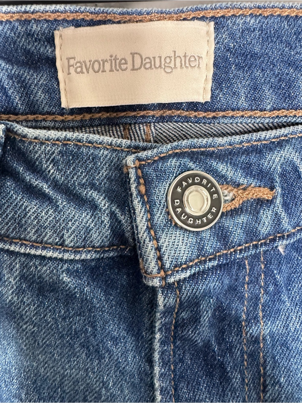 Favorite Daughter THE SHORTIE MORGAN HIGH RISE STRAIGHT Size 26 NWT - Picture 6 of 11